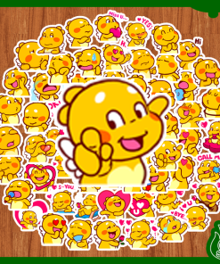 Sticker Hình Dán QooBee Ong Vàng Dễ Thương